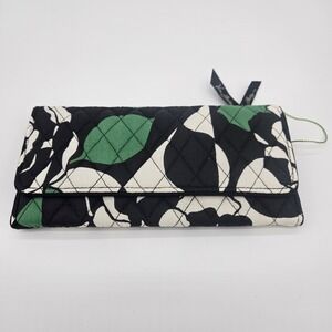 Vera Bradley Trifold Wallet NWT Imperial Rose Retired Floral Pattern Women's
